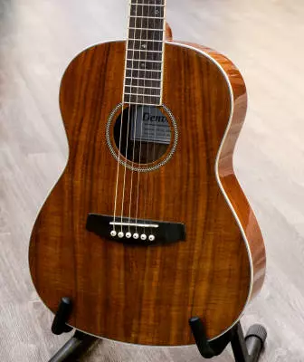 Denver - Parlor Size Acoustic Guitar - Koa
